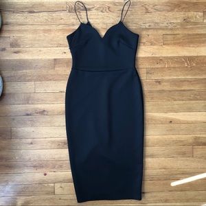ASOS Midi Black Bodycon Dress